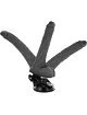 Vibrador Realista Basecock Negro con Mando a distancia, el 18.5 cm,2184549