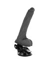 The vibrator is Realistic Basecock Black with handle 18.5 cm 2184549