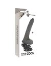 The vibrator is Realistic Basecock Black with handle 18.5 cm 2184549