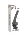 Vibrador Realista Basecock Negro con Mando a distancia, el 18.5 cm,2184549