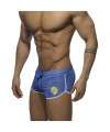 Adicta A Los Shorts Curved Mini De Natación Azul,500053
