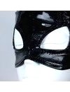 Black mask on with a Hole for the Eyes 1874601