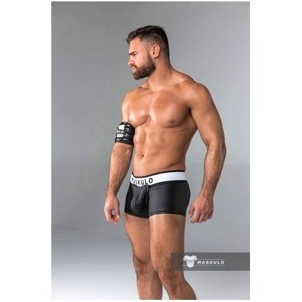 Boxers Maskulo com Frente Destacável Preta,1244643