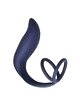 Plug Anal Silicone com Cockring Duplo Preto 2434651