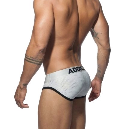 Cuecas Addicted Gold&Silver Mesh Brief 1254674