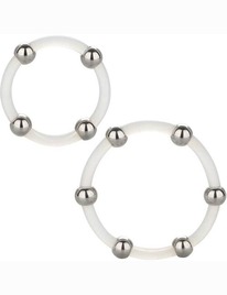 2x Cockring Calex com Bolas de Aço
