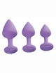 El Plug Anal Lila - Kit De 3 Piezas,2434799