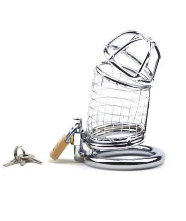 Cage Chastity Male in the Form of a Network with Padlock 143001