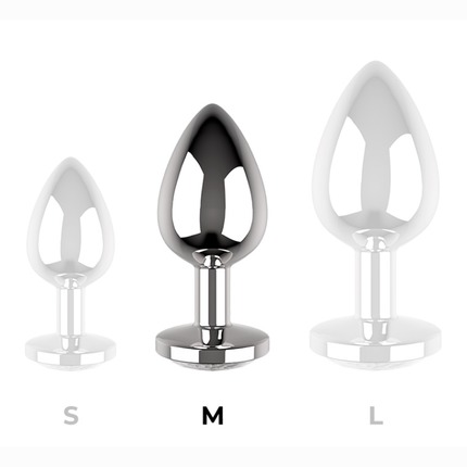 Plug Anal Metálico Coquette com Jóia,2404903