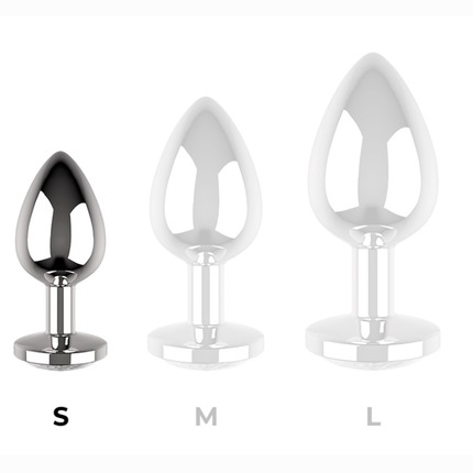 Plug Anal Metálico Coquette com Jóia 2404903