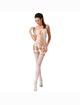 Catsuit Pasión Claves De Color Blanco,1994935