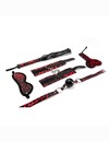 Kit BDSM Argus Leopardo Vermelho