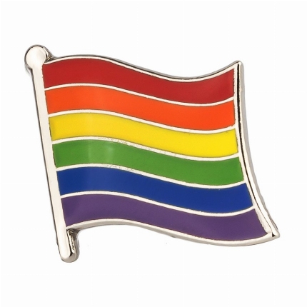 Pin Bandeira Arco-íris