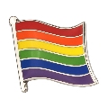 Pin Bandeira Arco-íris