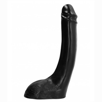 Dildo All Black Curvado 29 cm