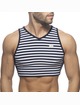 Crop Top Masculino Addicted Sailor Velvet,5005156