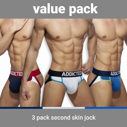 Pack 3x Jockstrap Addicted Second Skin 5005160