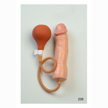 Dildo Com Ejaculação Reel Bege 19 cm,2395197