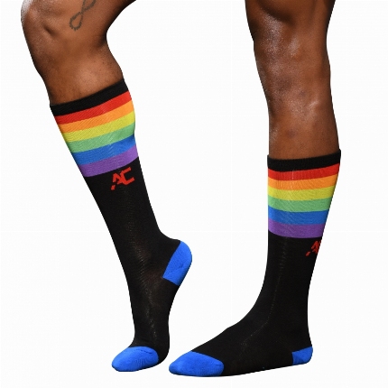 Meias Andrew Christian Pride Stripes,1345205