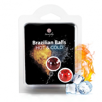 Bolas Lubrificantes Brazilian Balls Hot&Cold,3125275