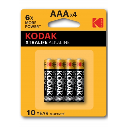 Pack 4 Pilhas Alcalinas Kodak AA 8135352