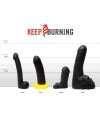 Dildo Keepburning Shaft Black 24 cm 772006