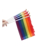 Flag Rainbow of hand with the trunk 10 x 15 cm 833500