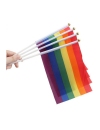 Flag Rainbow of hand with the trunk 10 x 15 cm 833500