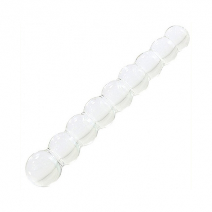 Dildo de Vidro Snowball 15 cm,2255380