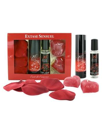 Kit Massage Extase Sensuel Strawberry 313013