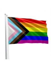 Bandeira Mister B Arco-Íris Progress 150 x 90 8335521