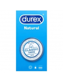 6x Preservativos Durex Natural Clássico