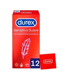 12x Preservativos Durex Sensitive Soft