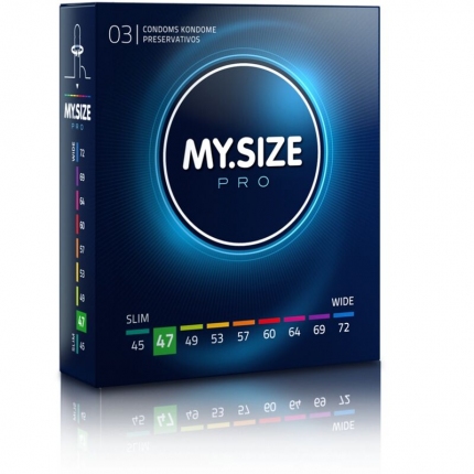 3 x Condoms MY.SIZE 47 922101