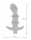 Plug Anal ToyJoy com Vibração Risqué 14.5 cm,2425819