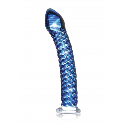 Dildo de Vidro Pipedream Blue Ice 17 cm,2255867