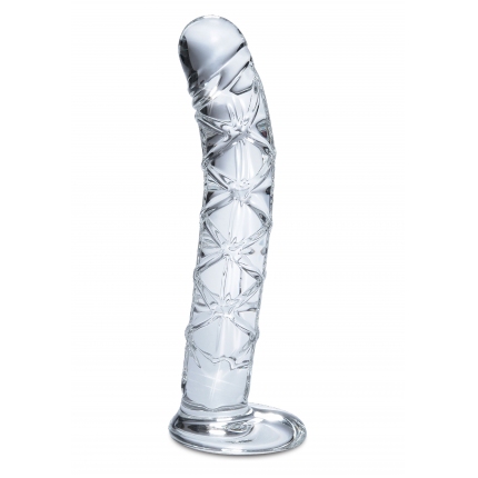 Dildo de Vidro Pipedream Clear Ice 15 cm