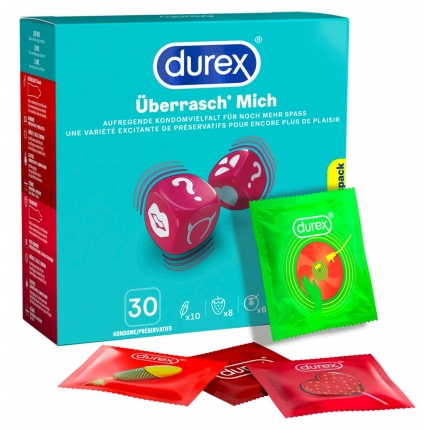 30x Preservativos Durex Surpresa,3205890