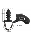 Cinto de Castidade Black Velvet com Plug Anal,1435916