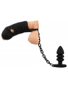 Cinto de Castidade Black Velvet com Plug Anal 1435916