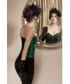 The bodice is Green with Lists Black 161007