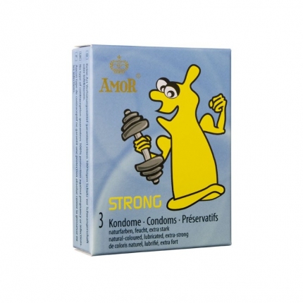 3x Preservativos Amor Strong 3205990