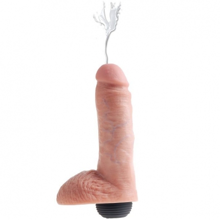 Dildo Realístico King Cock com Ejaculação 20 cm,22346019