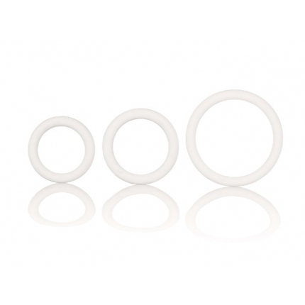 3x Cockring Calex Rubber Preto 1305332