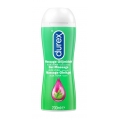 Gel Lubrificante e Óleo de Massagem Durex 2 em 1 Aloe Vera 200 ml