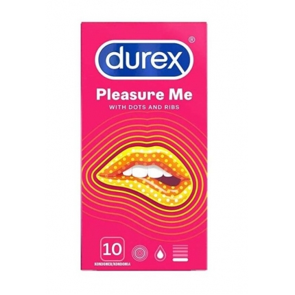 10x Preservativos Durex Pleasure Me