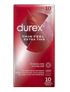 10x Preservativos Durex Thin Feel Extra Thin 3206150