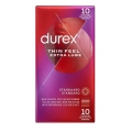 10x Preservativos Durex Thin Feel Extra Lube