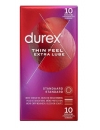 10x Preservativos Durex Thin Feel Extra Lube,3206151