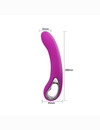 El Vibrador De Alston Negro Y El Punto G De La Batería Recargable De La Serie Pretty Love 2134371